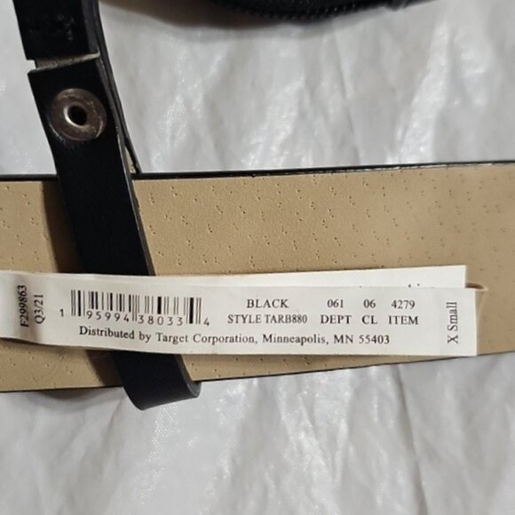 Wild Fable Black Belt with Small Removable Pouch Size Extra Small - Picture 9 of 16